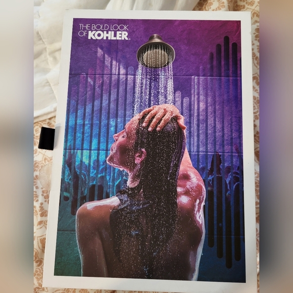 New In Box Kohler Moxie Shower Speaker Blue Tooth Shower Head